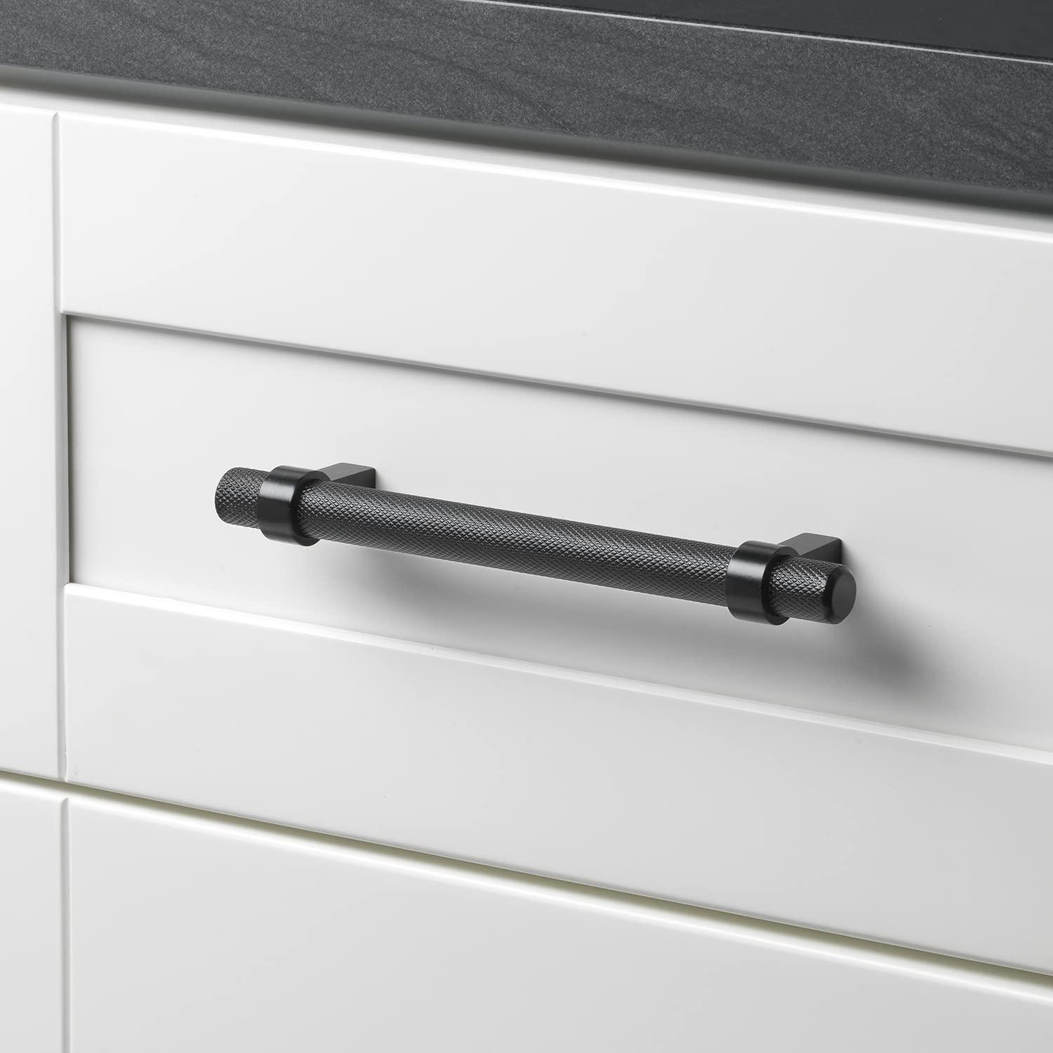 Pinnacle Collection GlideRite Hardware Solid Steel Euro Bar Pull