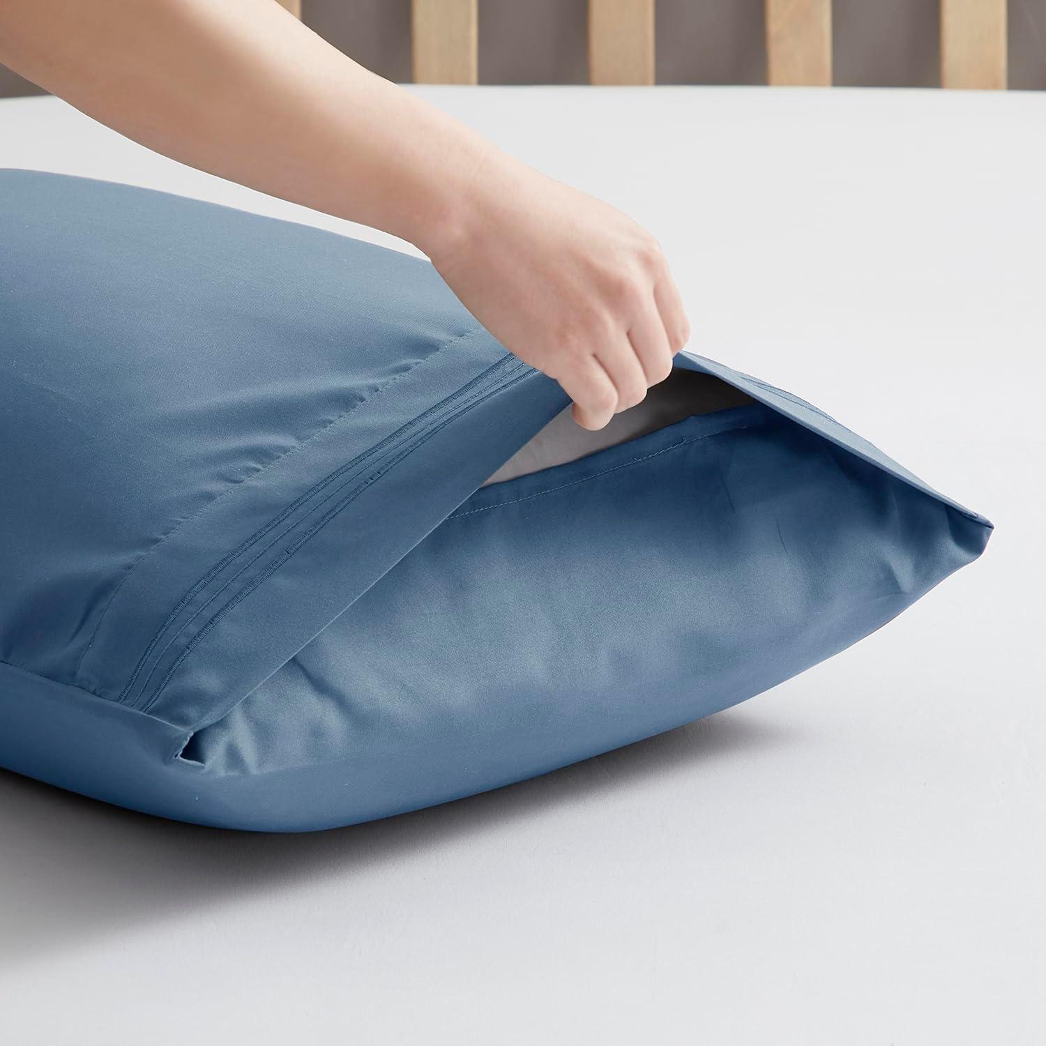 Bare Home Microfiber Pillowcase Set Envelope Closure