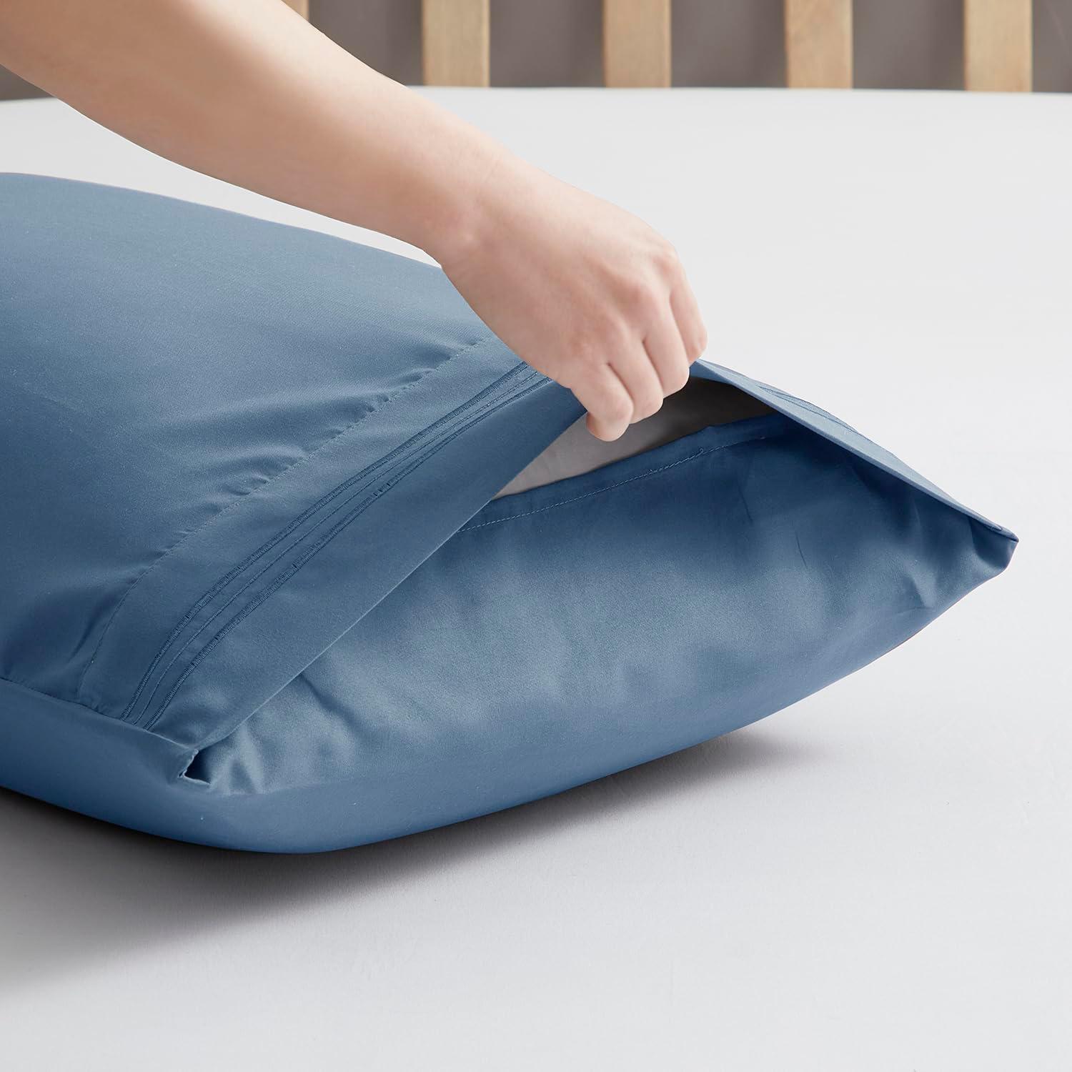 Bare Home Microfiber Pillowcase Set Envelope Closure