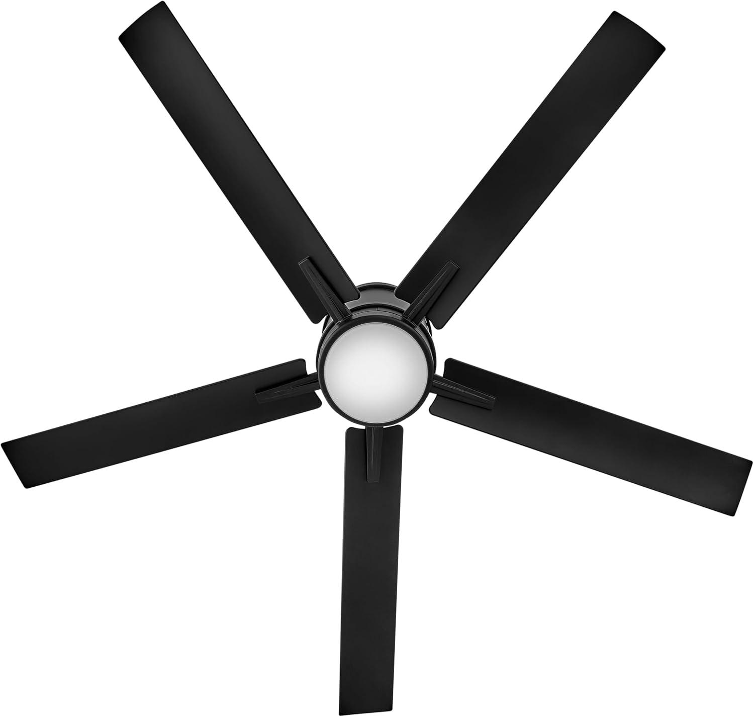 Vail Flush 52" Indoor/Outdoor Smart Ceiling Fan with Integrated LED + HIRO Remote