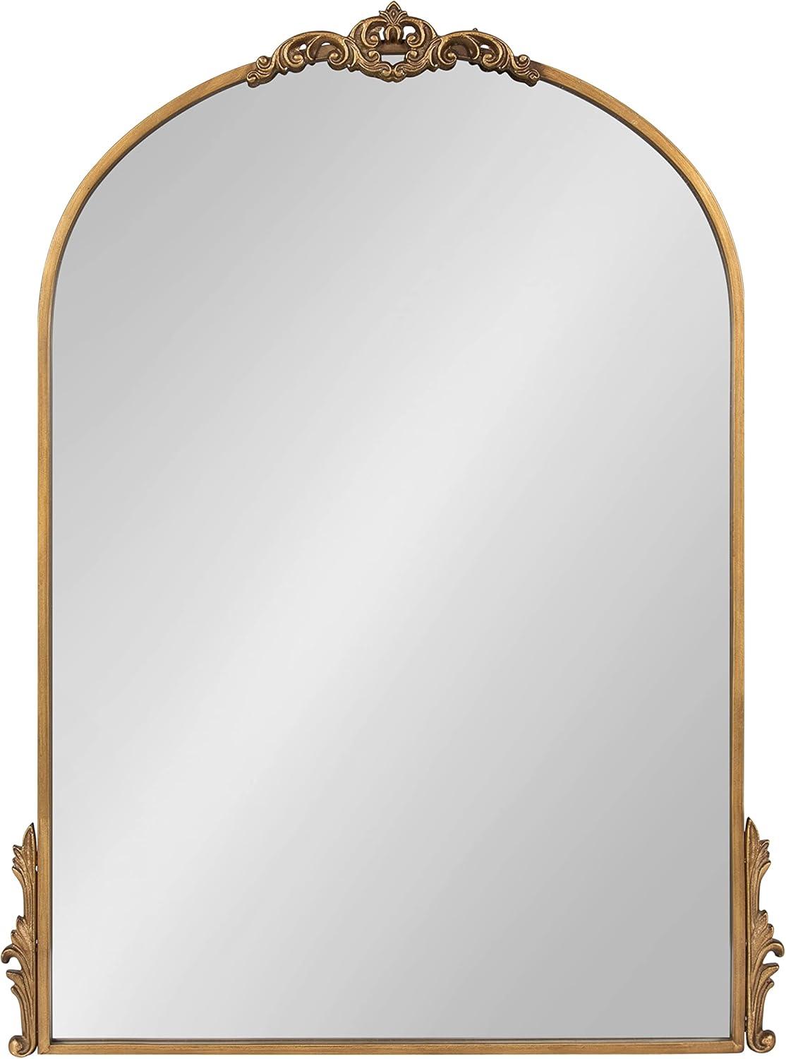 Kate and Laurel Myrcelle Decorative Framed Wall Mirror, 25x33, Gold