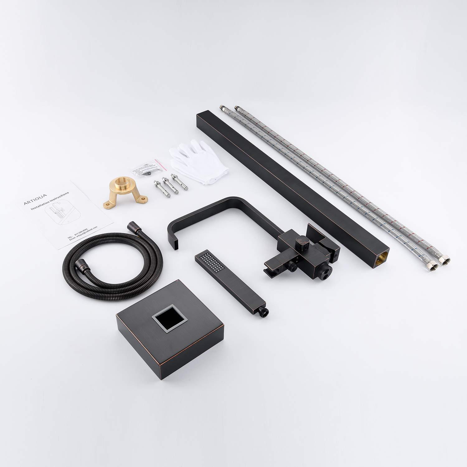 Bathroom Freestanding Tub Filler with Diverter