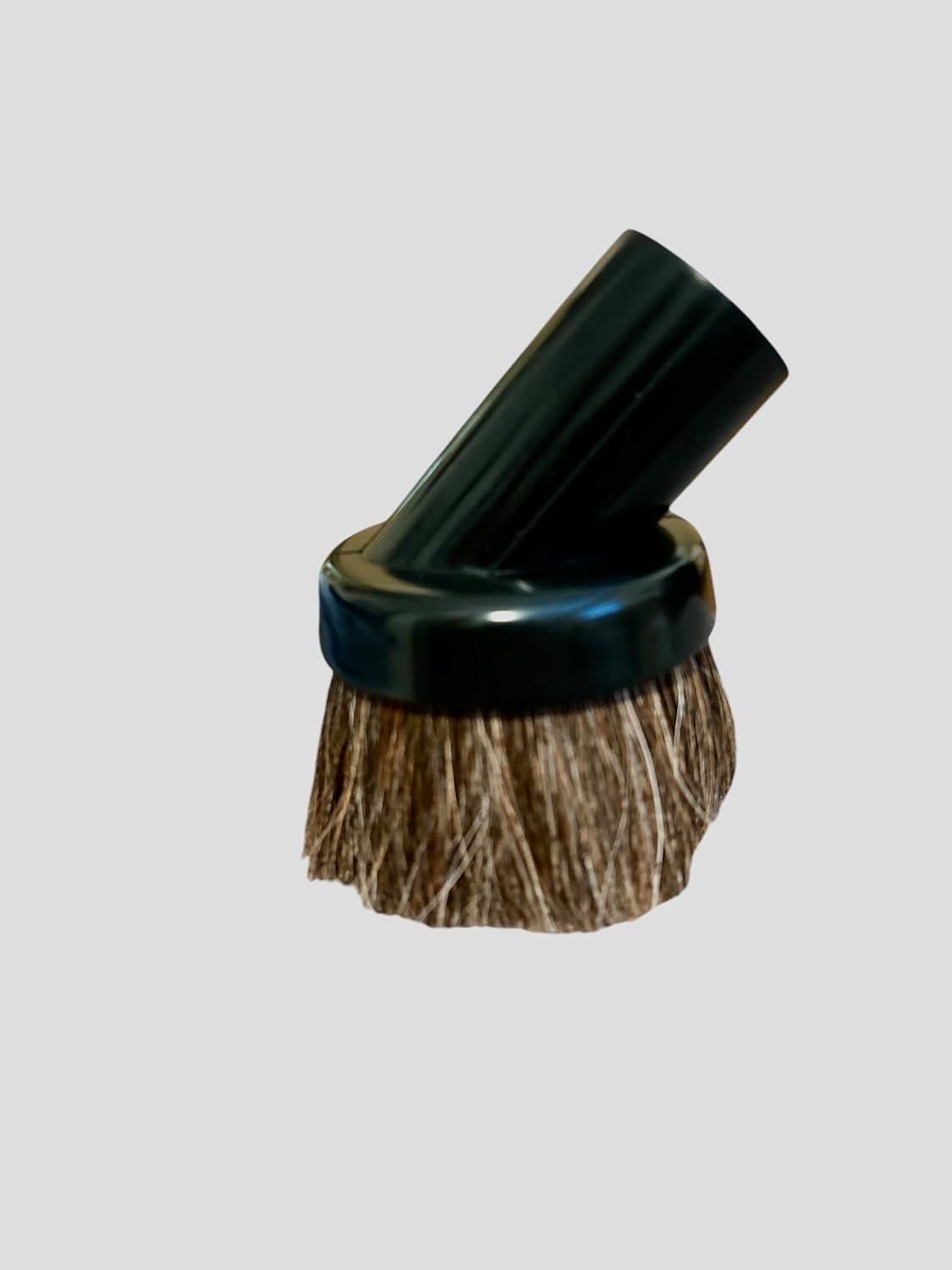 Soft Touch Fluffy Dust Brush Fits Residential and Vacuum Cleaners with 1 1/4 Inch Hose Compatible with Hoover, Eureka, Kirby, Shop Vac, Central Vac Systems, Oreck, Sanitaire, Vacuflow, Euroclean,