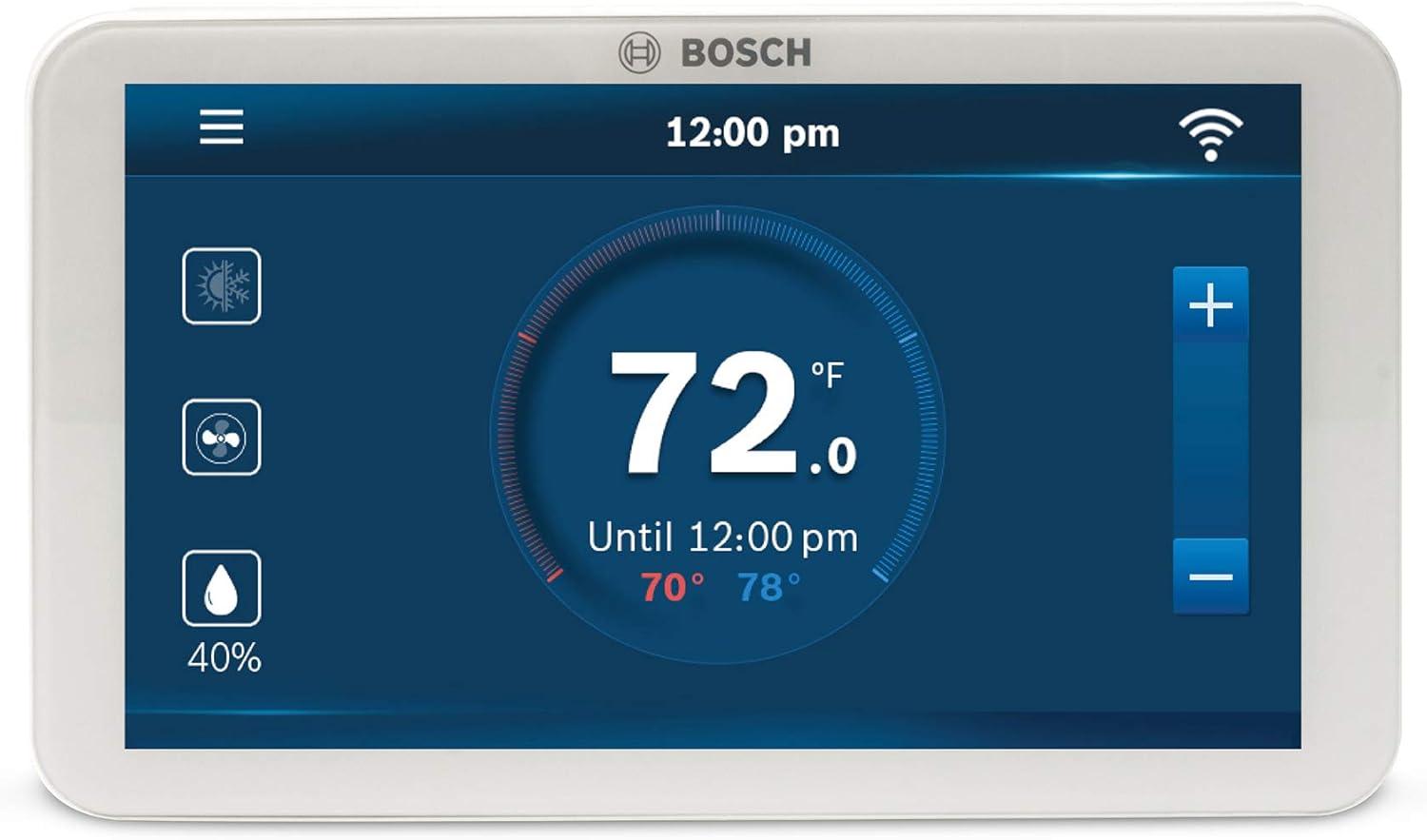 White Digital Touchscreen Programmable Wi-Fi Thermostat