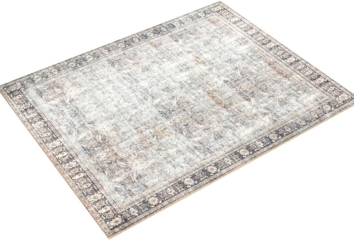 Loloi II Wynter WYN-07 Grey / Charcoal Oriental Area Rug 2'-0" x 5'-0"