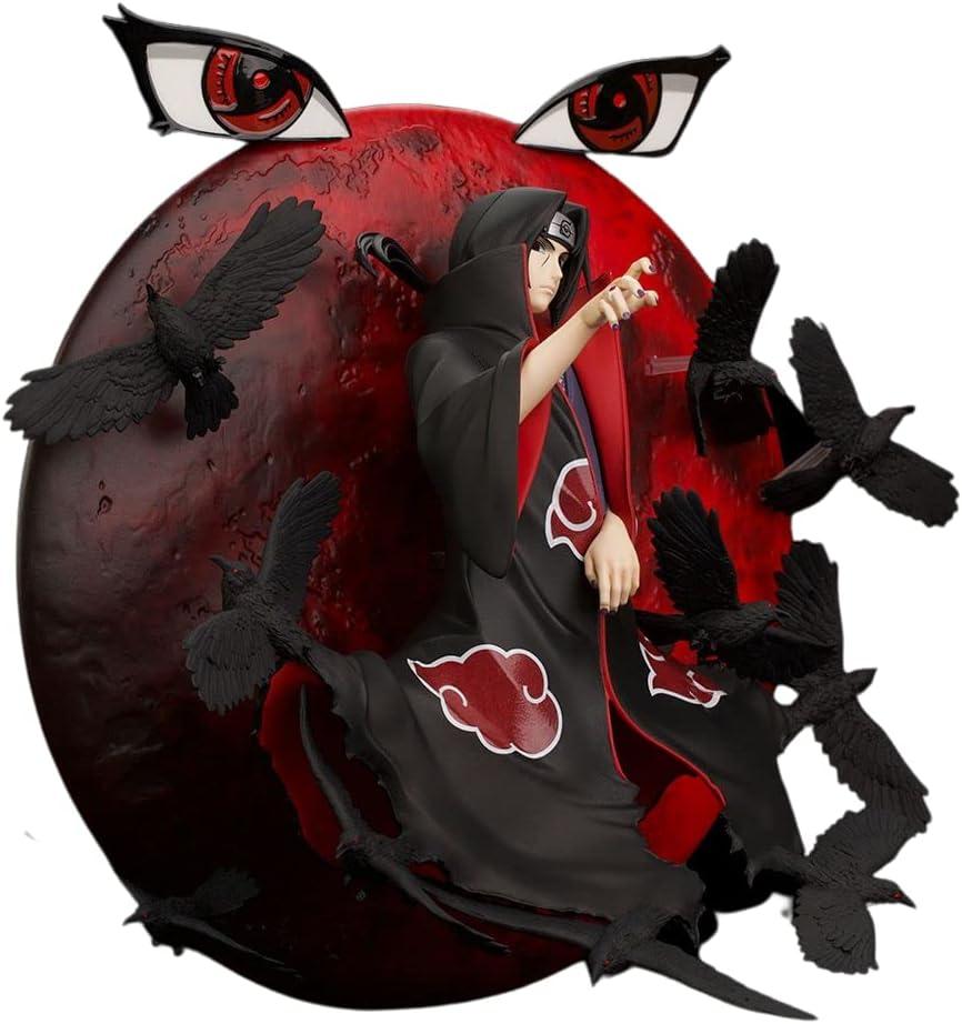 Itachi Uchiha PVC Wall Statue with LED Crimson Moon