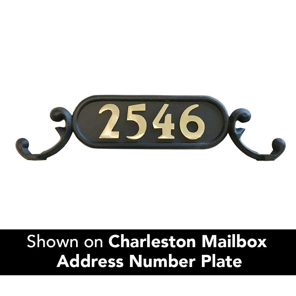Williamsburg 2'' H Brass Self-Adhesive House Number