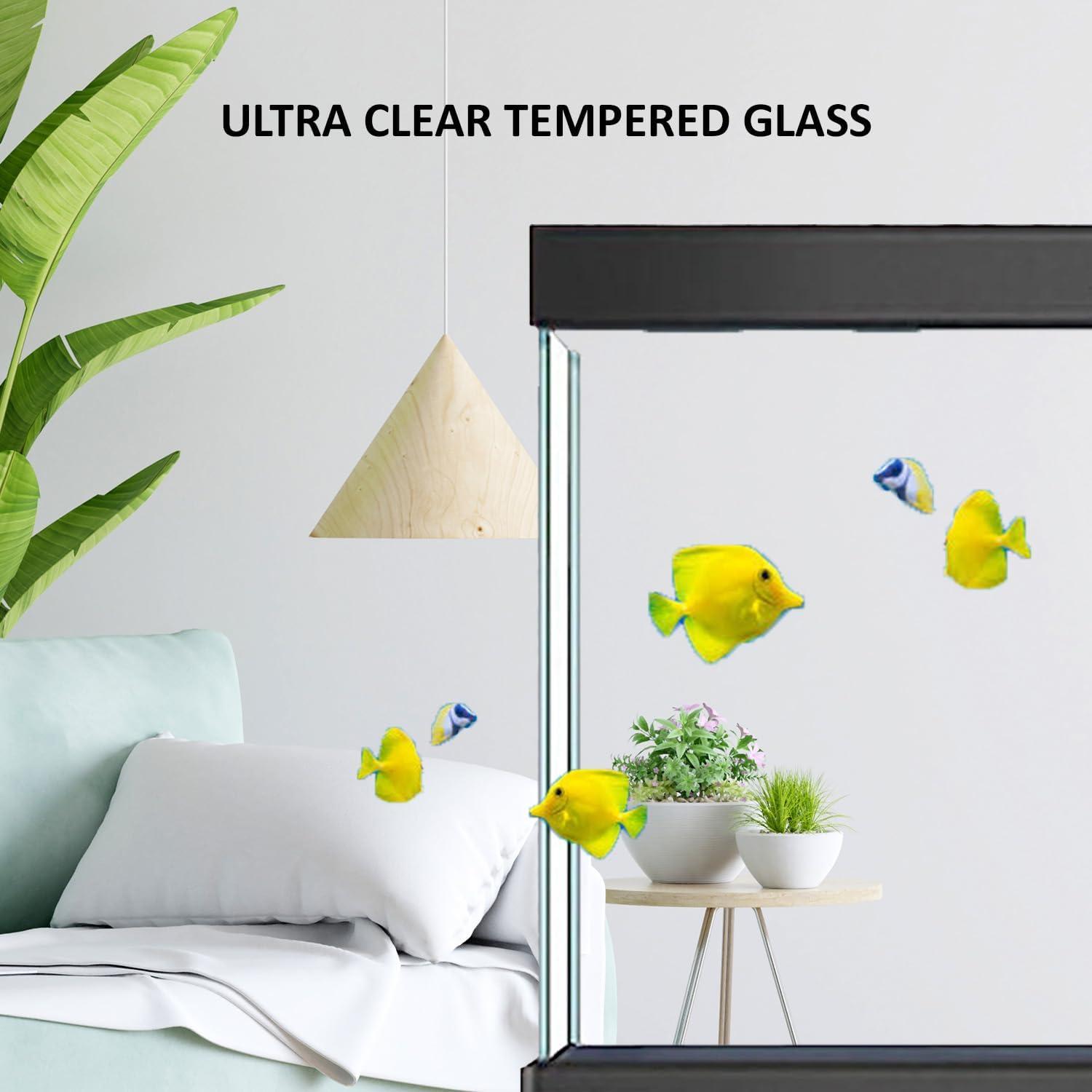 Aqua Dream 40 Gallon Tempered Glass All-in-one Aquarium Black