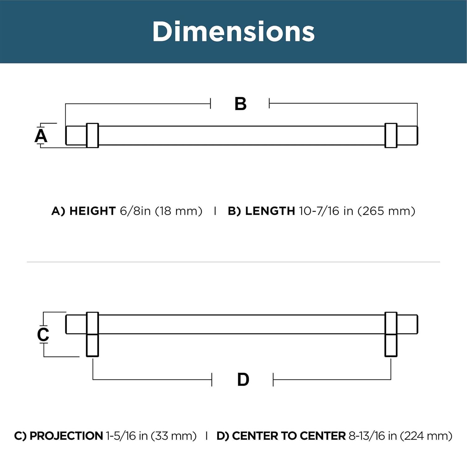 Franklin Brass Simple Wrapped Bar Cabinet Drawer Pull (Set of 10)