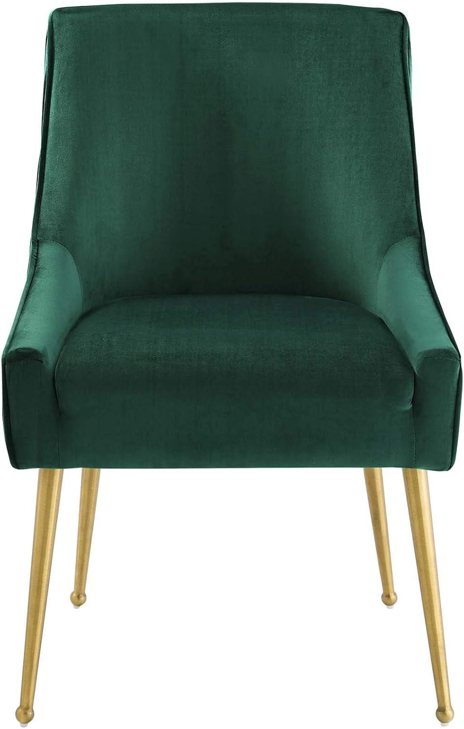 Discern Pleated Back Upholstered Performance Velvet Dining Chair by Modway