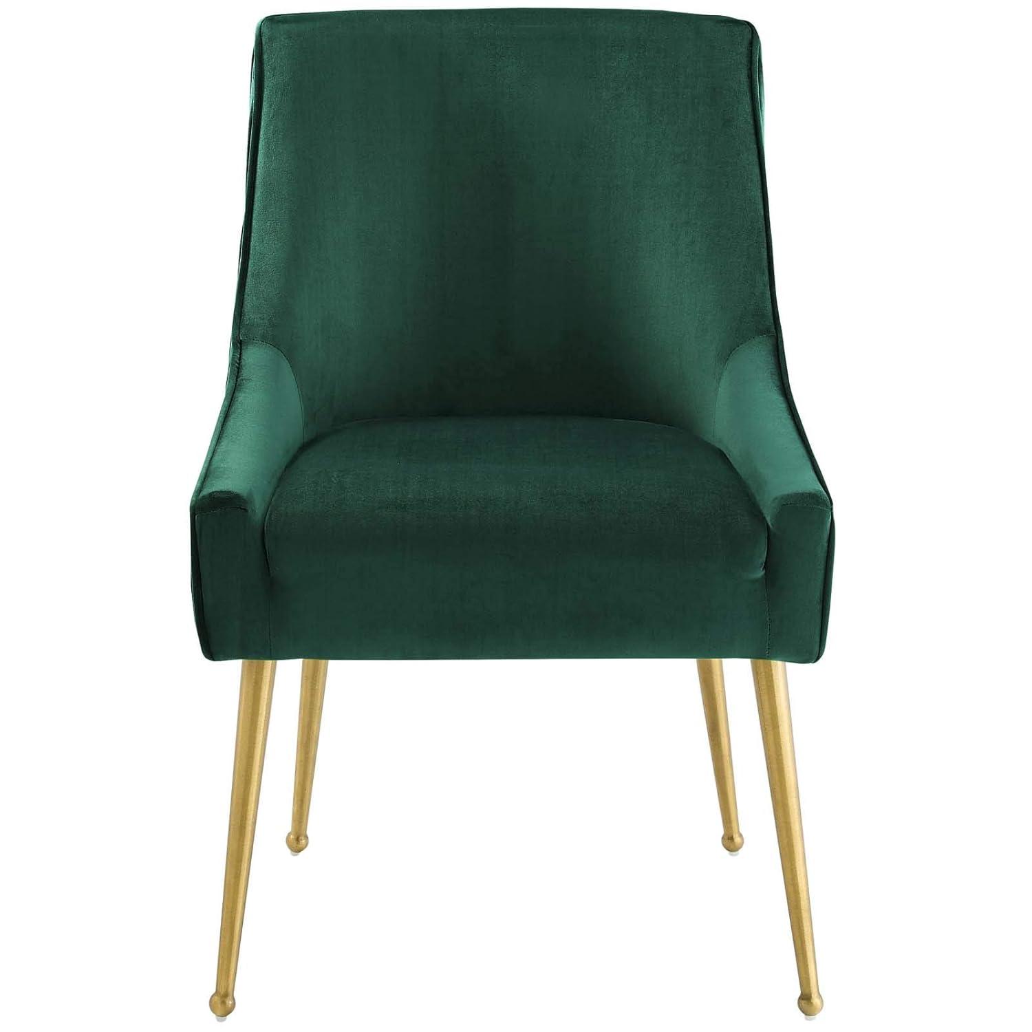 Discern Pleated Back Upholstered Performance Velvet Dining Chair by Modway