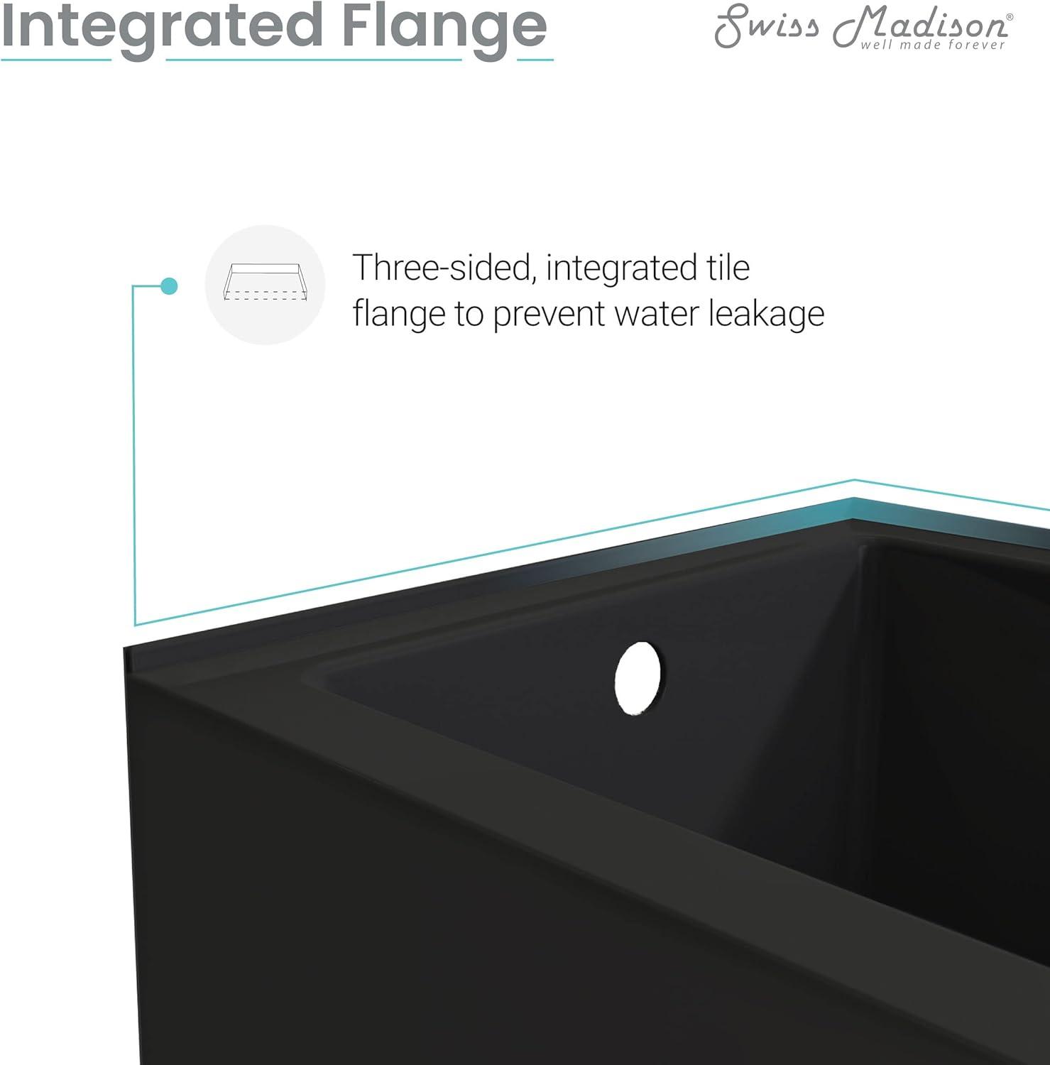 Voltaire 54" x 30" Alcove Bathtub with Apron