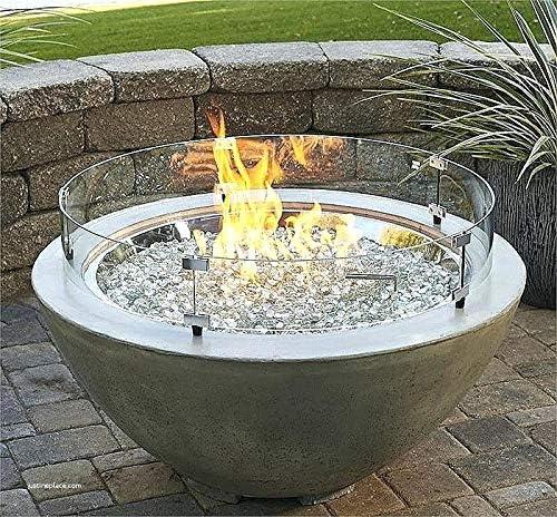 AZ Patio Heaters 22'' Round Glass Fire Pit Accessory