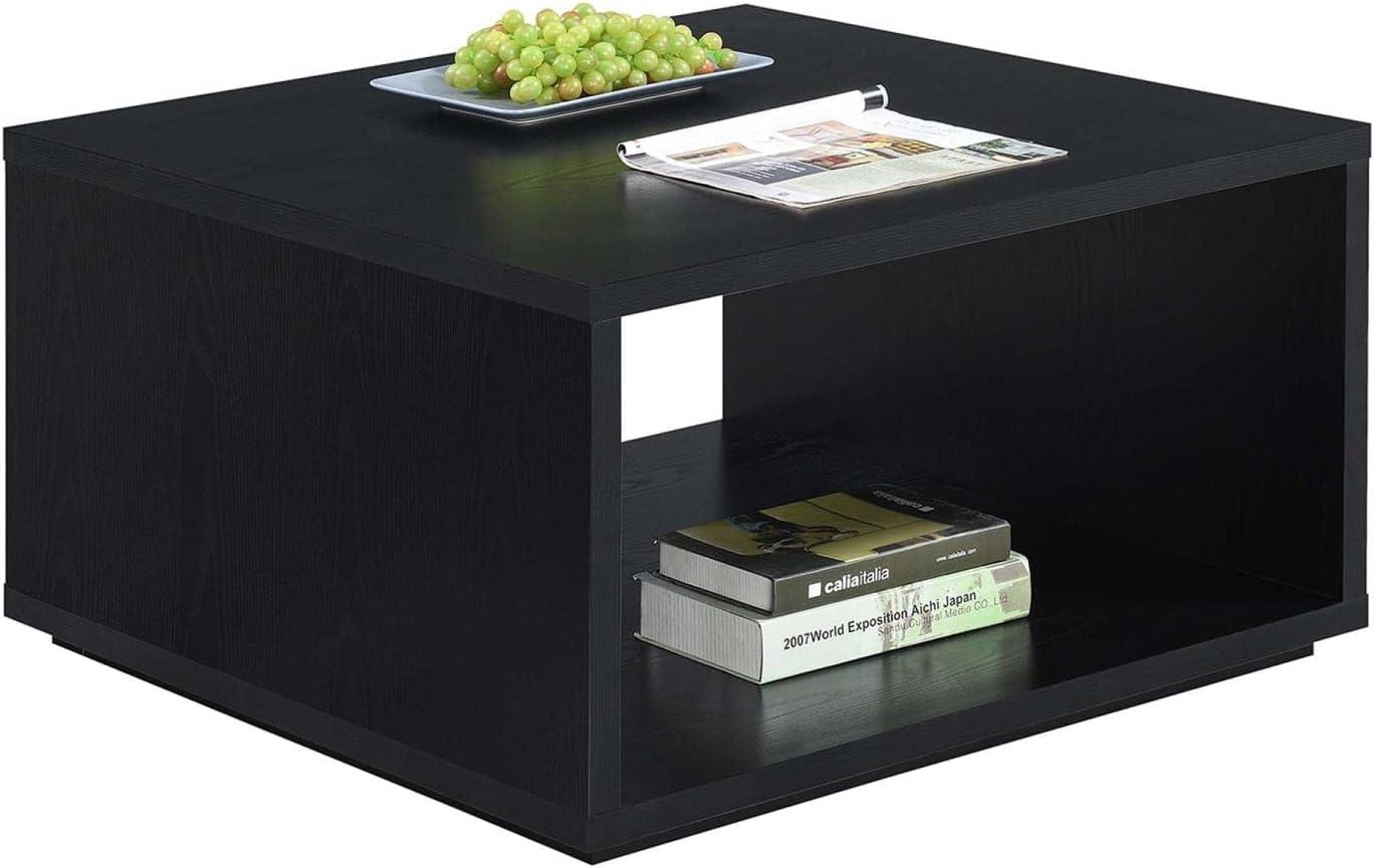 Haught Floor Shelf Coffee Table with Storage