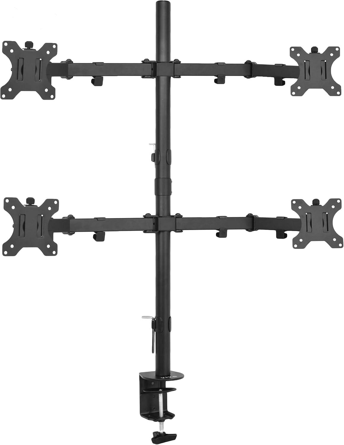 Vivo Quad Monitor Desk Mount