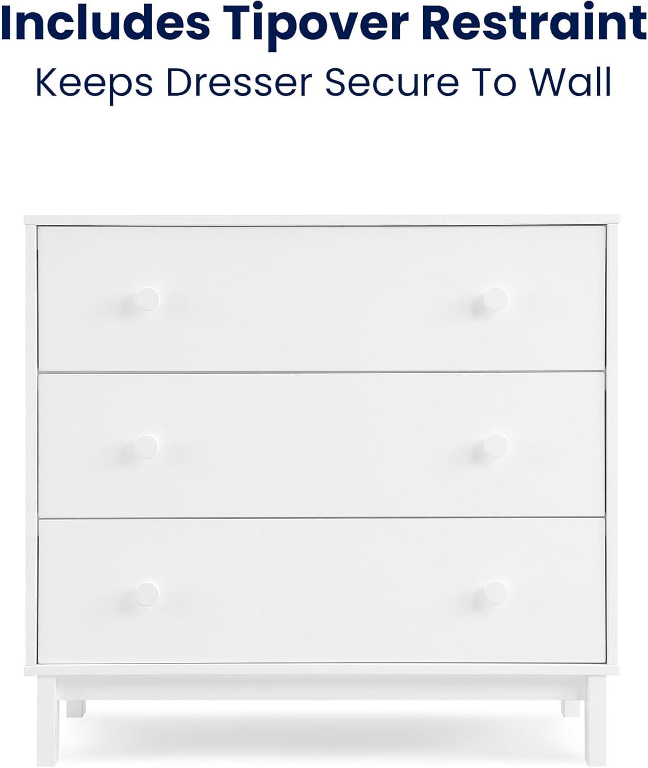 babyGap by Delta Children Legacy 3 Drawer Dresser - Bianca White