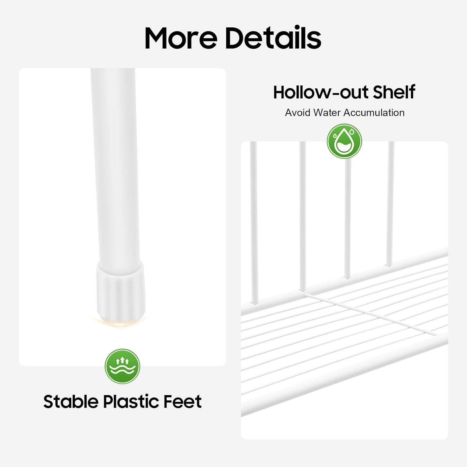 Over The Toilet Storage Rack Cabinet Organizer Shelf Bathroom Space Saver 3 Tier