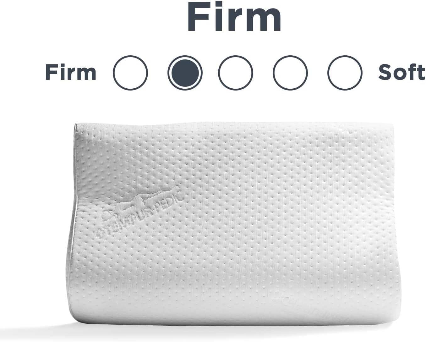 ErgoAlign Extra Firm Copper Gel Memory Foam Neck Pillow