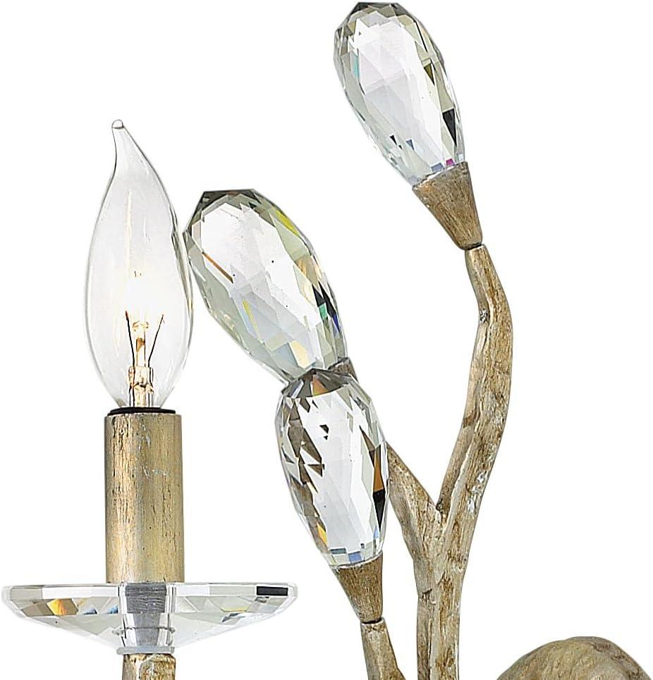 Eve Champagne Gold 1-Light Crystal Bud Wall Sconce