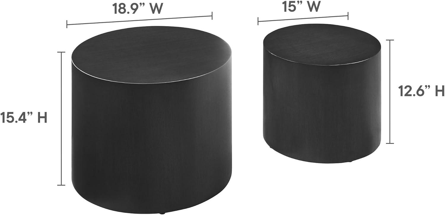 Modway Amani Round Nesting Coffee Tablesset Of 2