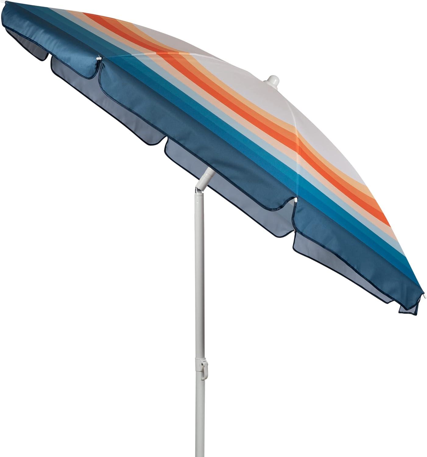 Picnic Time 5.5' Tilt Beach Umbrella with Carry Bag