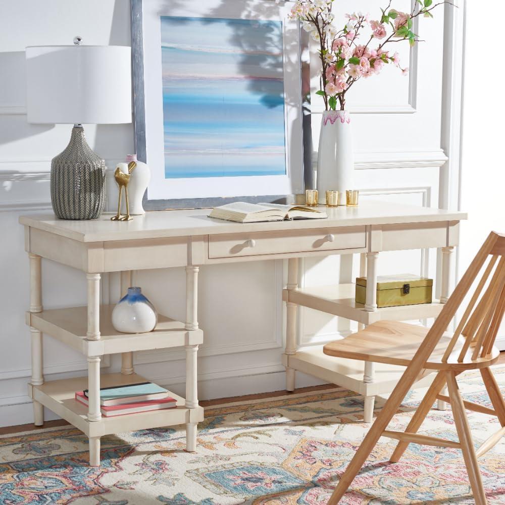 Dixon Desk - White Washed - Safavieh