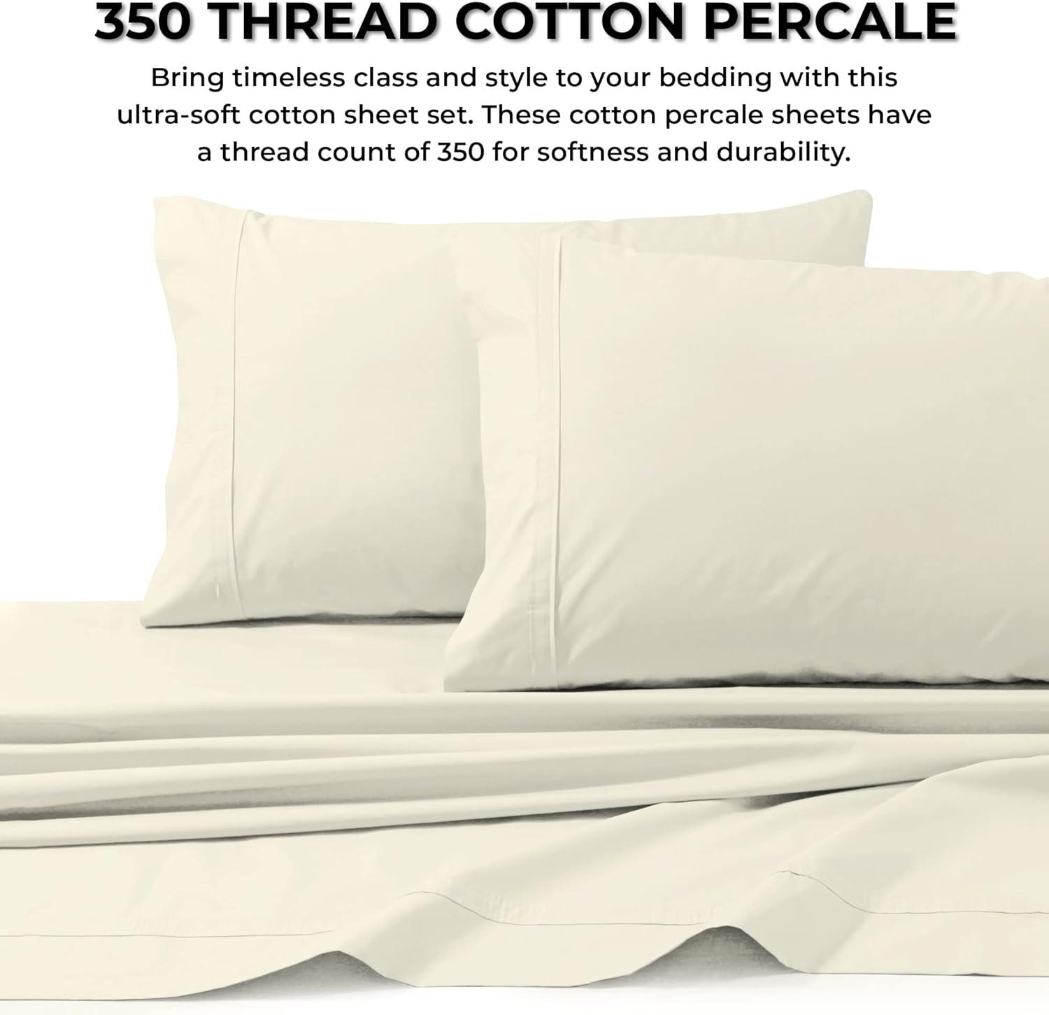 Tribeca Living 100% Cotton Sheet Set