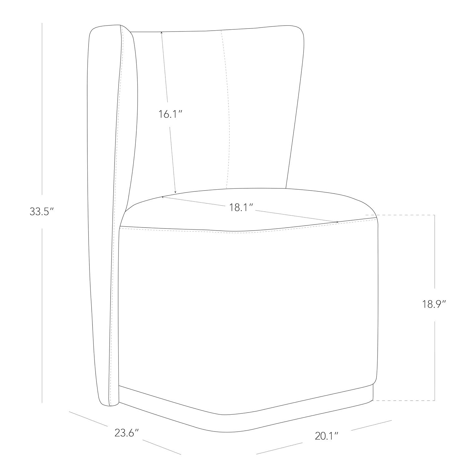 Geelt Upholstered Dining Chairs with Casters