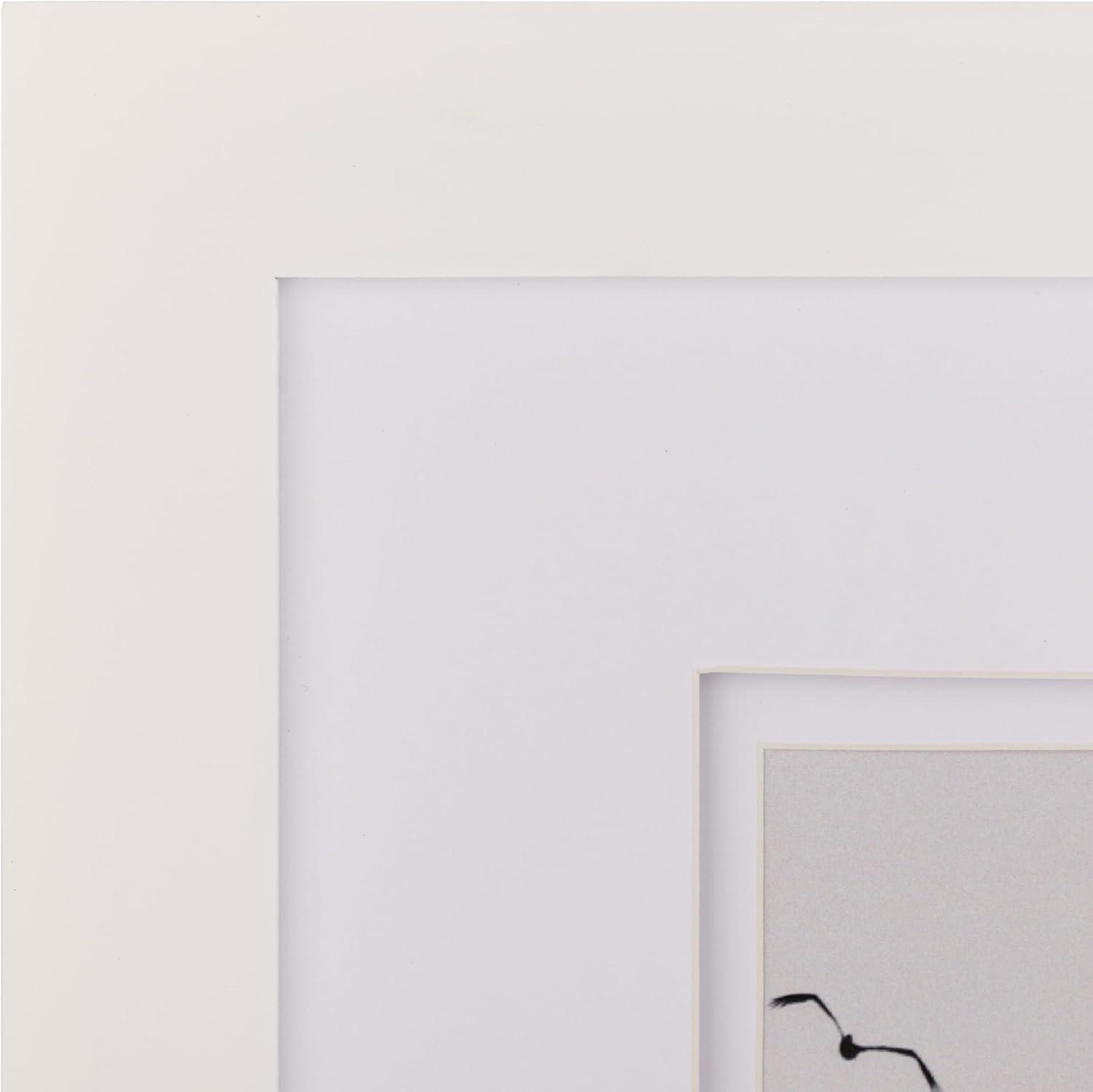 Gallery Solutions Gallery Solutions Wall Mount Double Airfloat Mat Picture Frame