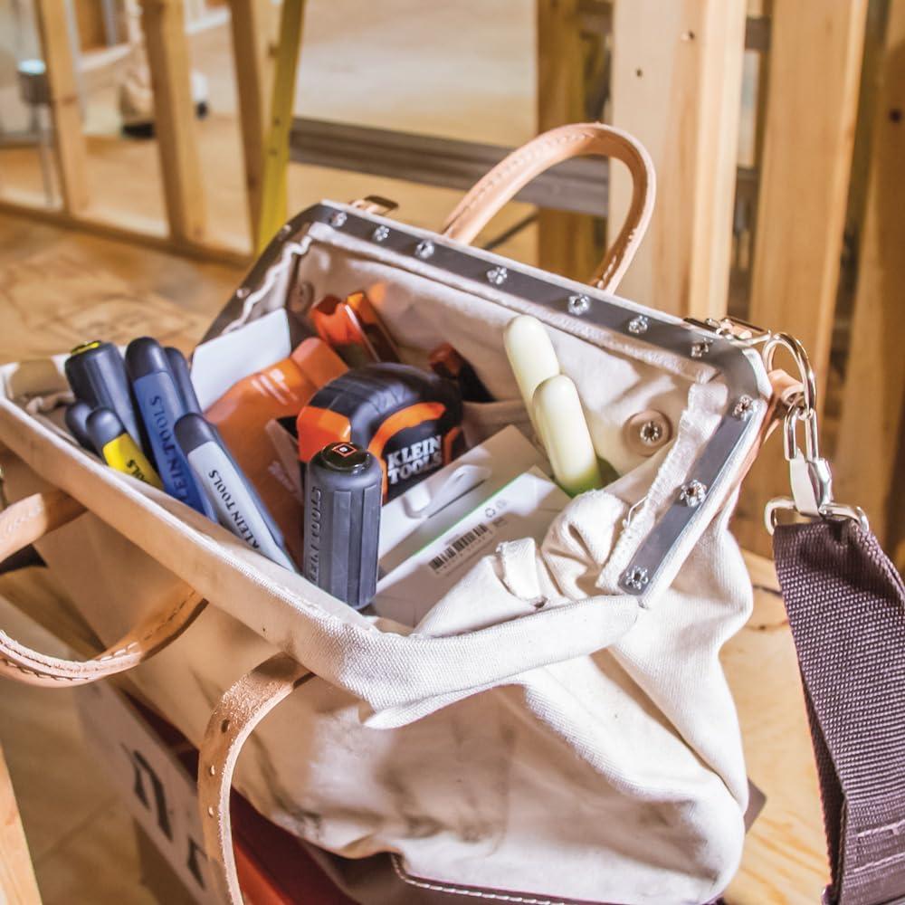 Klein Tools 5102-18SP 18 in. Deluxe Canvas Tool Bag