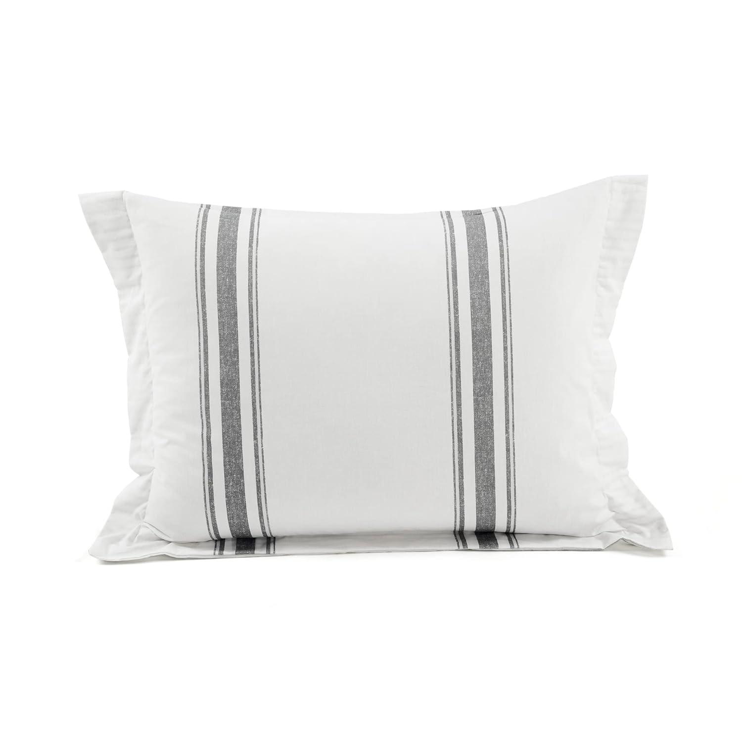 Standard Cotton 460 TC Reversible 3 Piece Duvet Cover Set