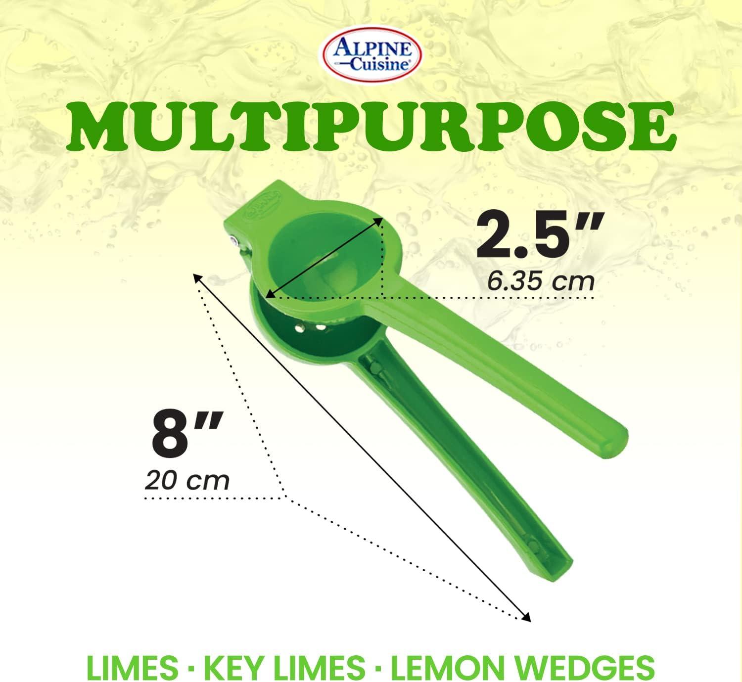 Green Heavy Duty Aluminum Citrus Juicer for Lemons and Limes