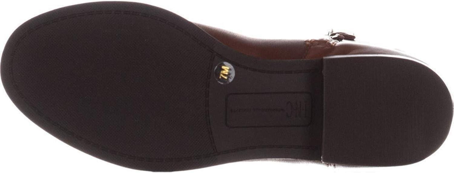 INC Womens Brown Zip-Up Boots 5 M