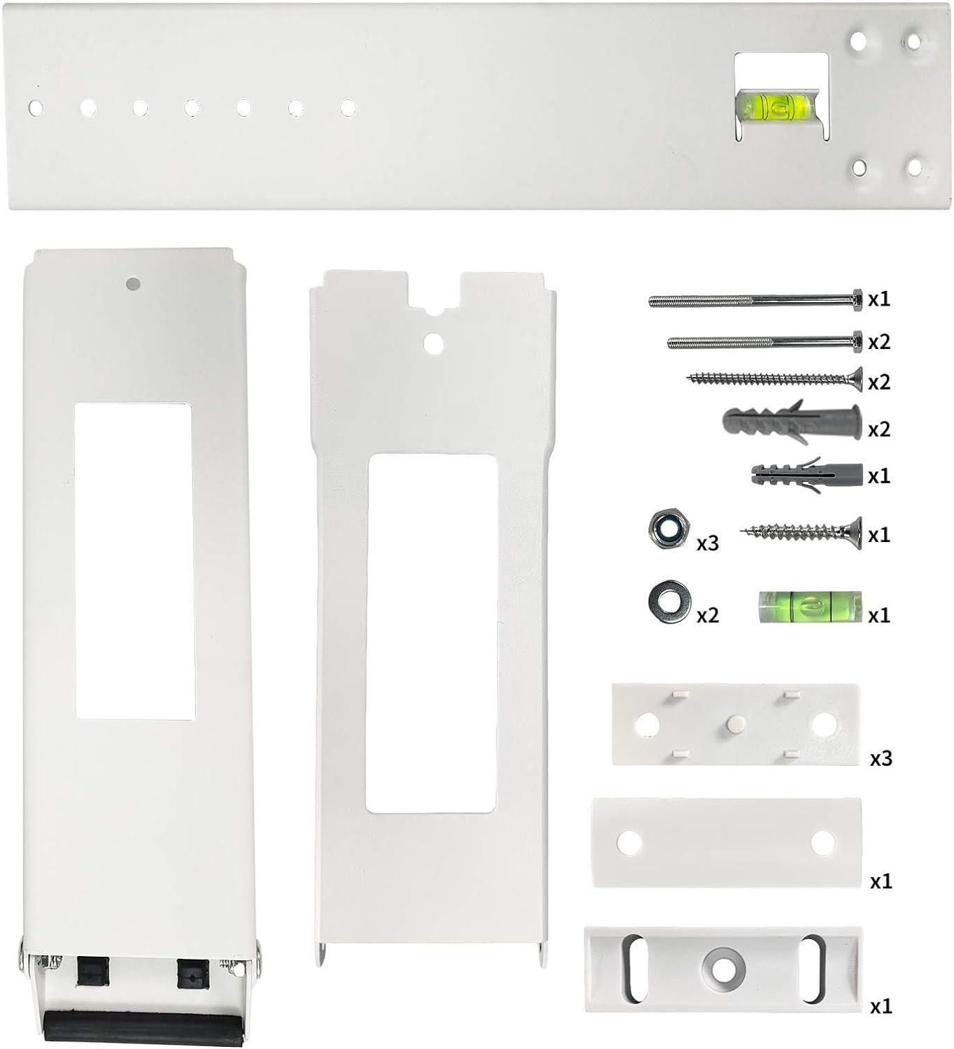 Heavy Duty White Steel AC Window Support Bracket