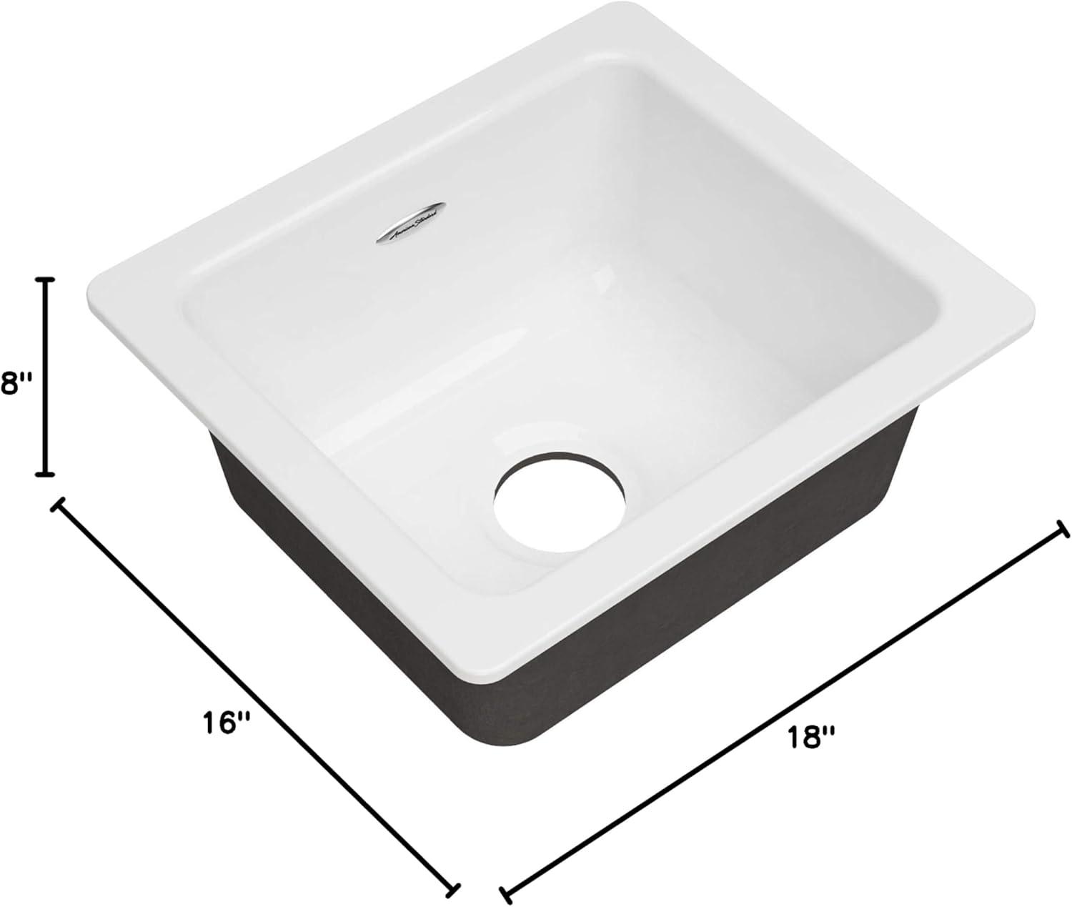 Delancey 18'' L Undermount Single Bowl Cast Iron Kitchen Sink