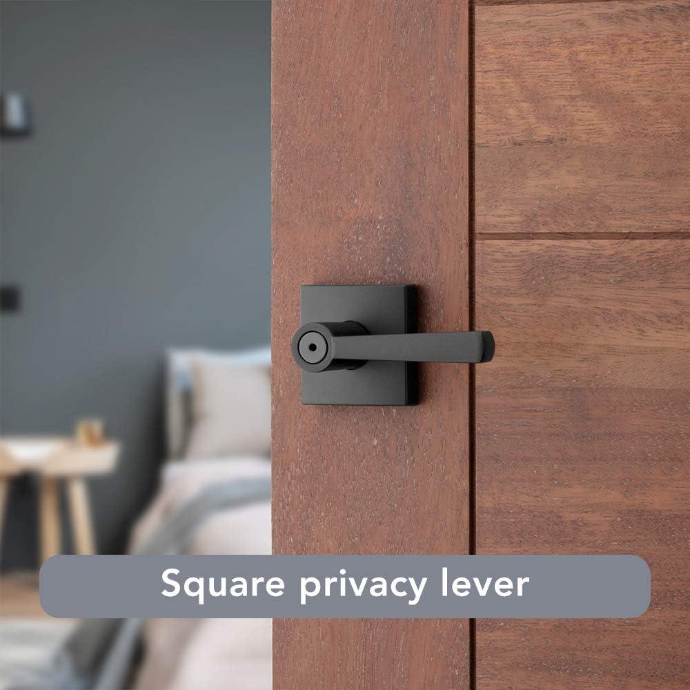 Baldwin 353Spl-Sqr Spyglass Privacy Door Lever Set