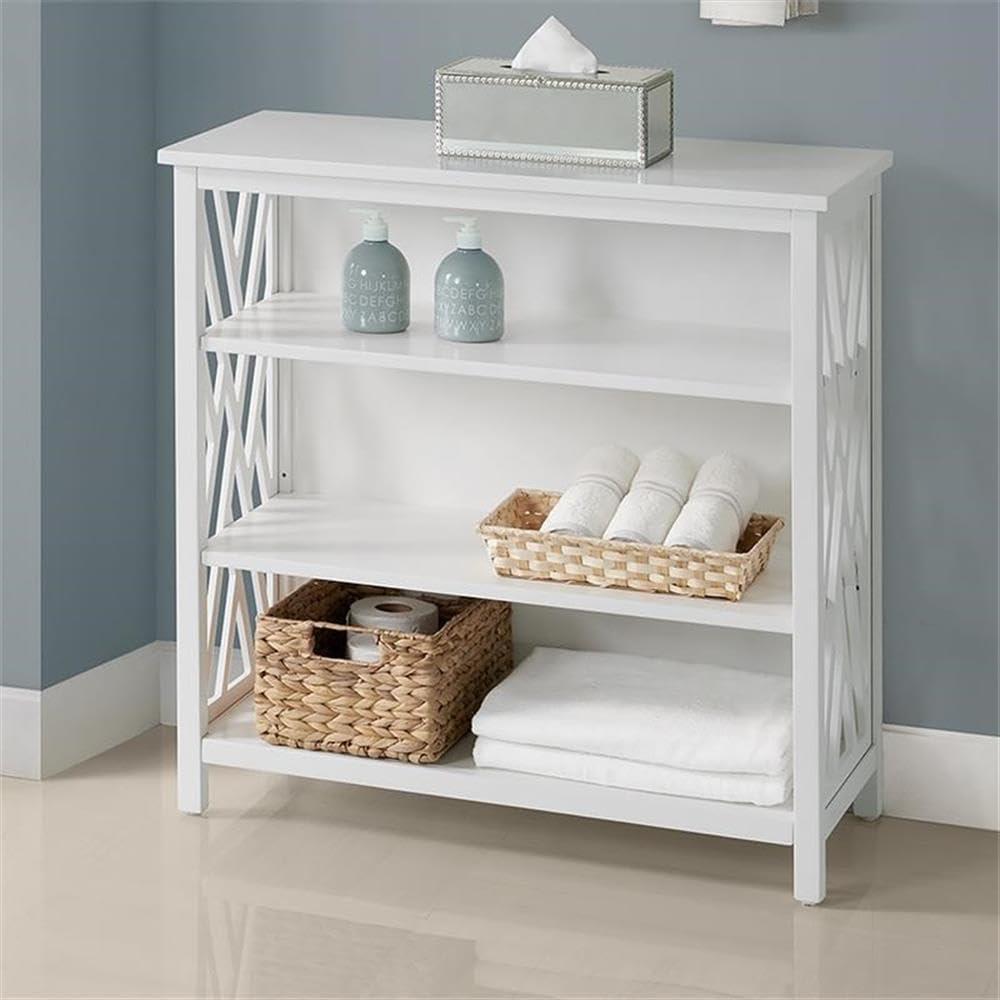 Coventry Bath Storage Shelf White - Alaterre Furniture