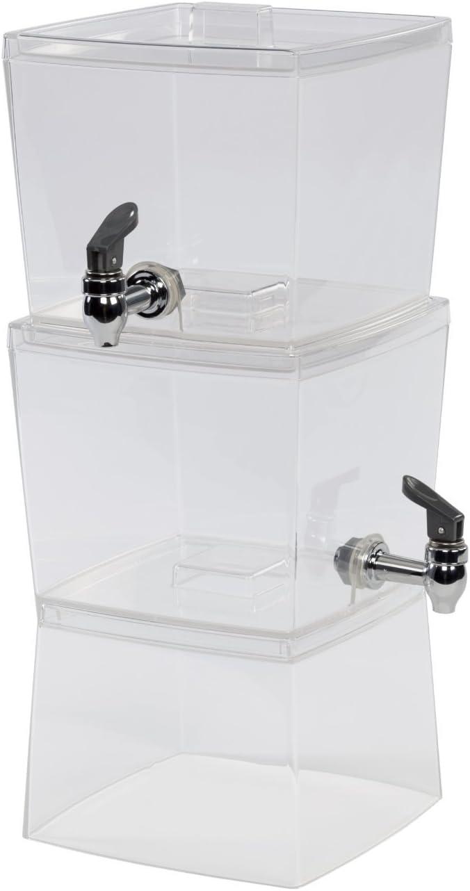 Creatively Designed Products 3 Gallon Clear  Stackable Beverage Dispenser
