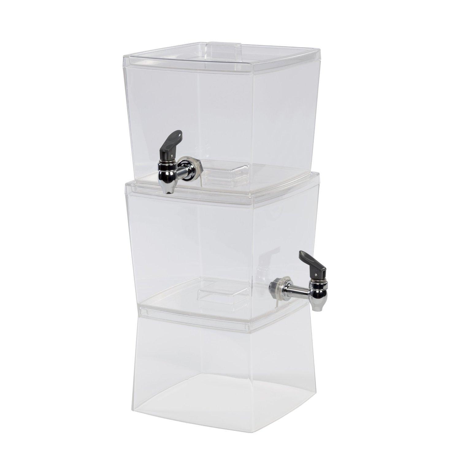 Creatively Designed Products 3 Gallon Clear  Stackable Beverage Dispenser