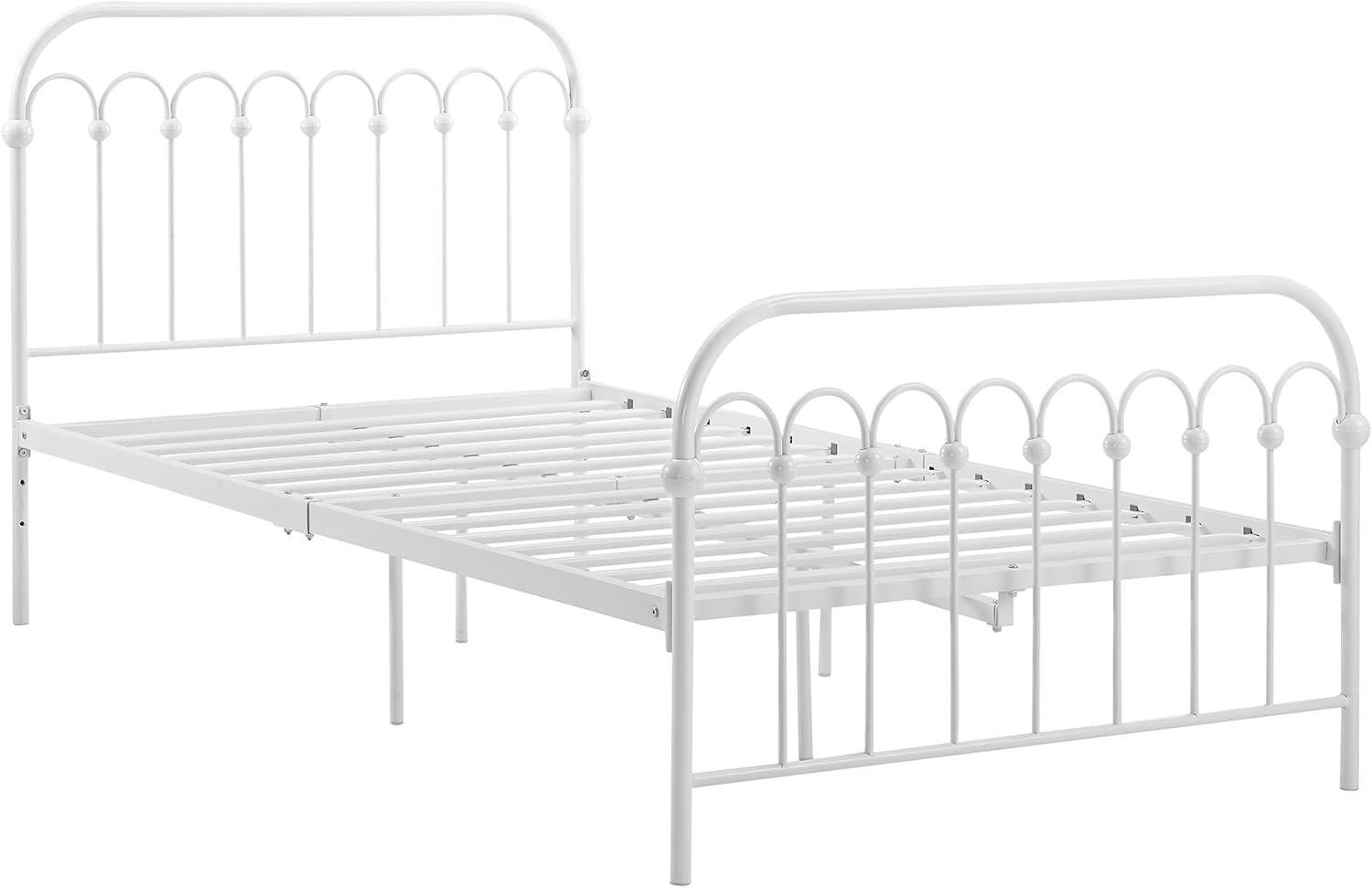 Bright Pop Kids Metal Platform Bed