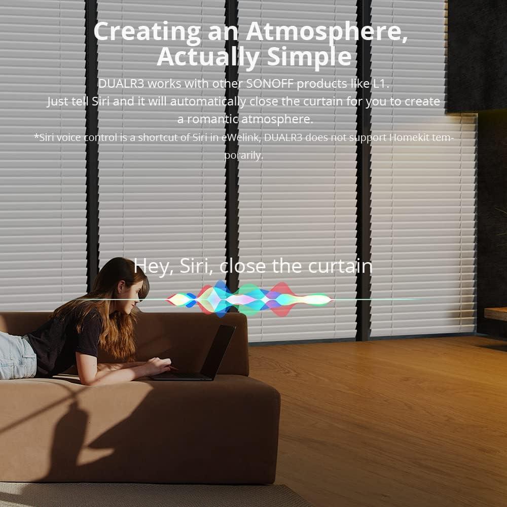 SONOFF Dual Relay Module with Power Metering ,Smart Double Relay Switch for Garage Doors and Boilers,Roller Shade Switch & Light Switch, Supports Google Assistant and Alexa,TUV Certified