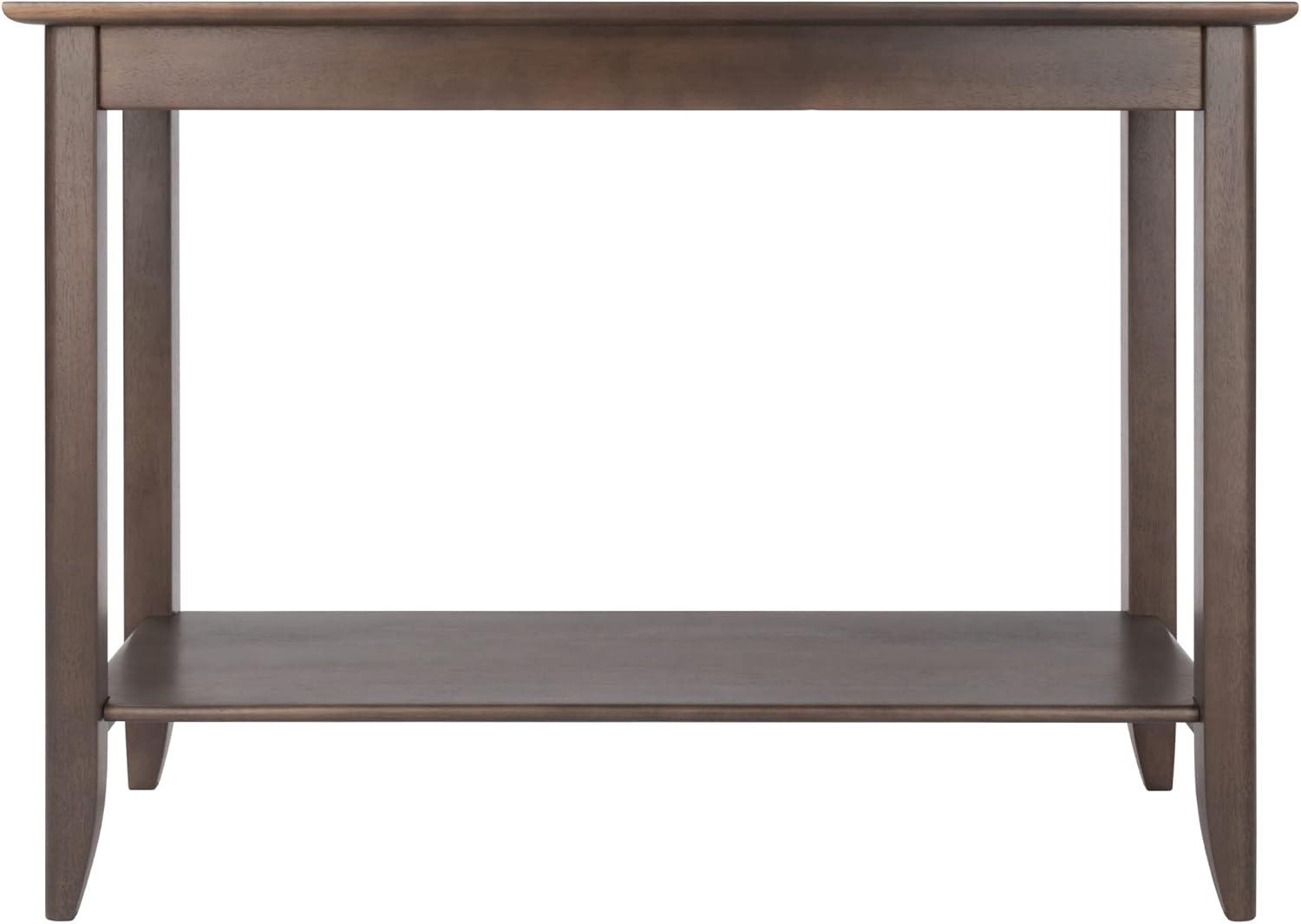 Santino Console Hall Table Oyster Gray - Winsome