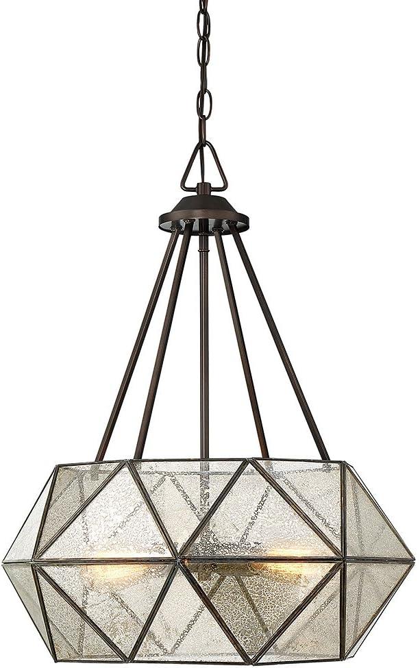 Sky 4 Light Metal Dimmable Geometric Chandelier