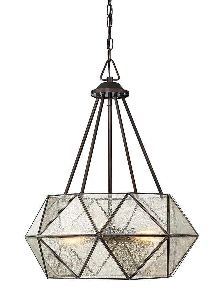 Sky 4 Light Metal Dimmable Geometric Chandelier