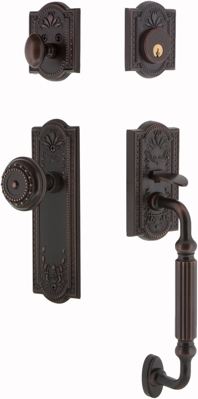 Timeless Bronze Solid Brass Knob and Deadbolt Entry Set