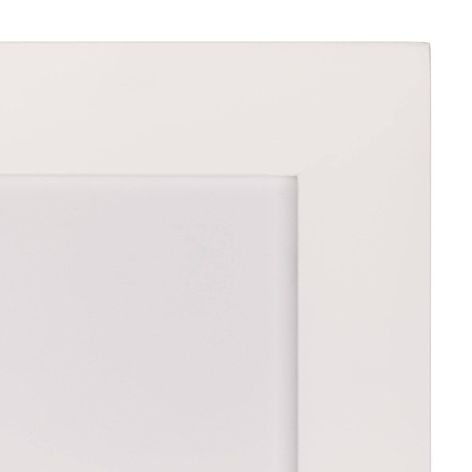 Gallery Solutions 20"x30" White Wood Wall Mount Poster with Hanging Frame - White