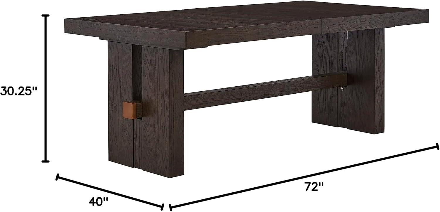 Burkhaus Extendable Solid Oak Dining Table