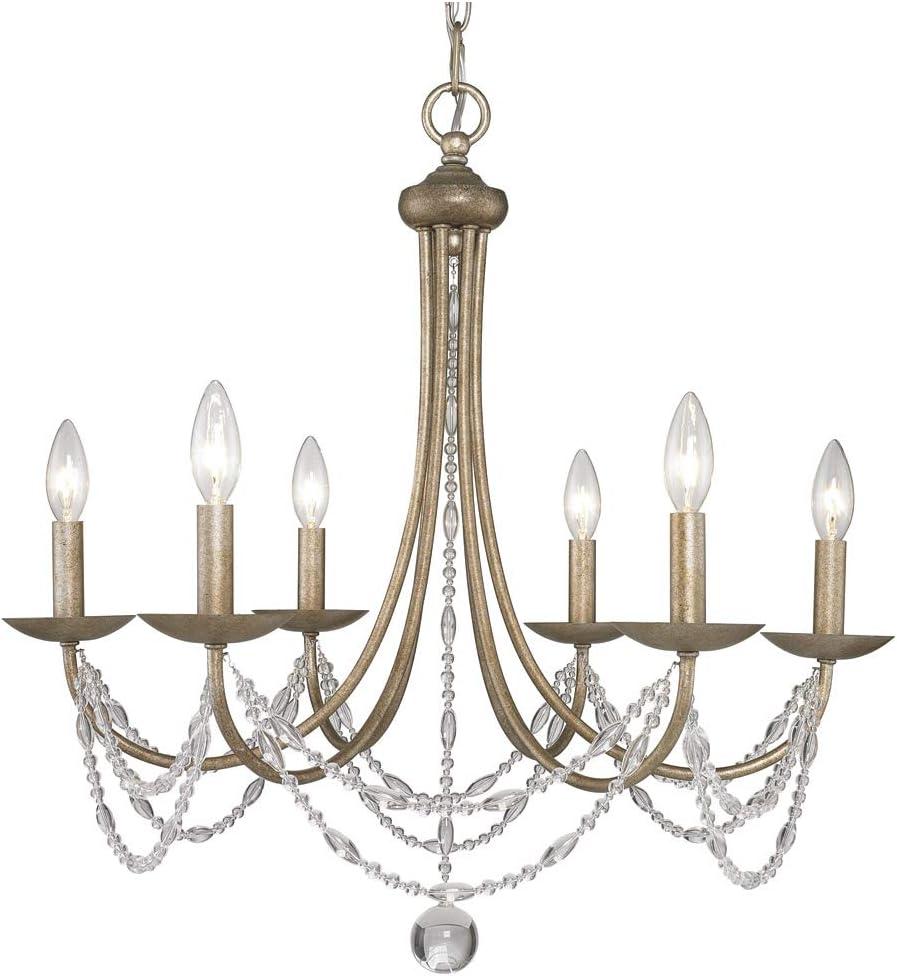 Golden Lighting Mirabella 6 Light Chandelier