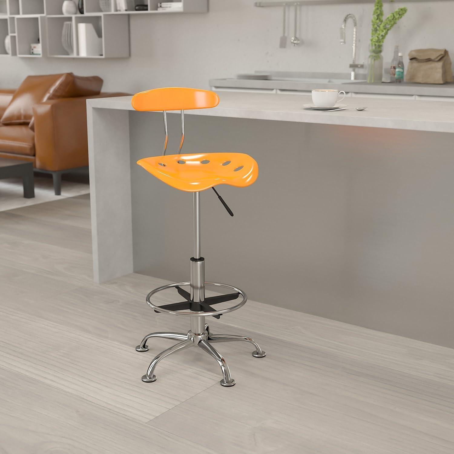 Flash Furniture Monroe Adjustable Height Swivel Bar Stool
