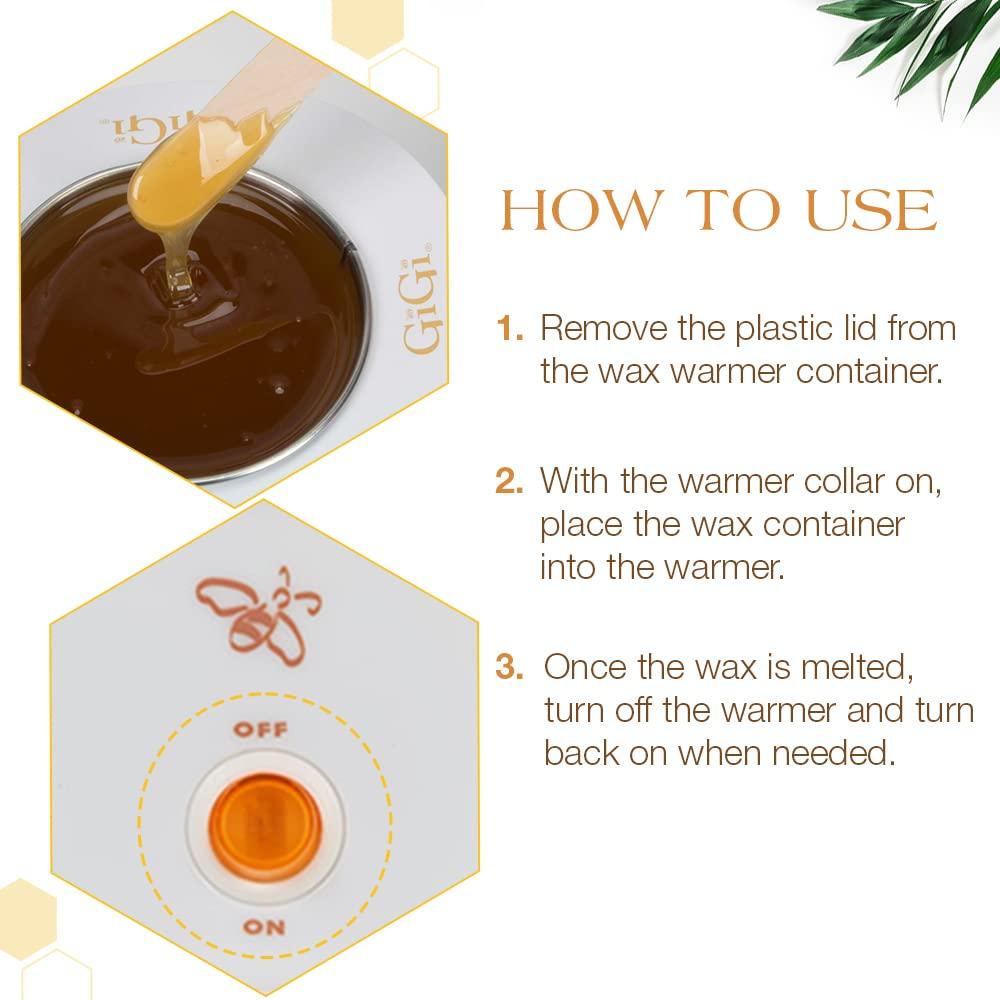 GiGi SPACE SAVER Hair Removal Wax Warmer for 8, 14, and 18-oz Cans (Super Compact)